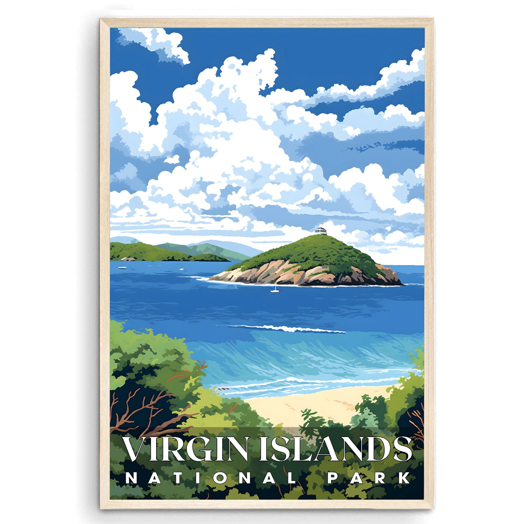 Virgin Islands National Park, National Parks Wall Poster