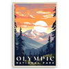 Olympic National Park, National Parks Wall Poster