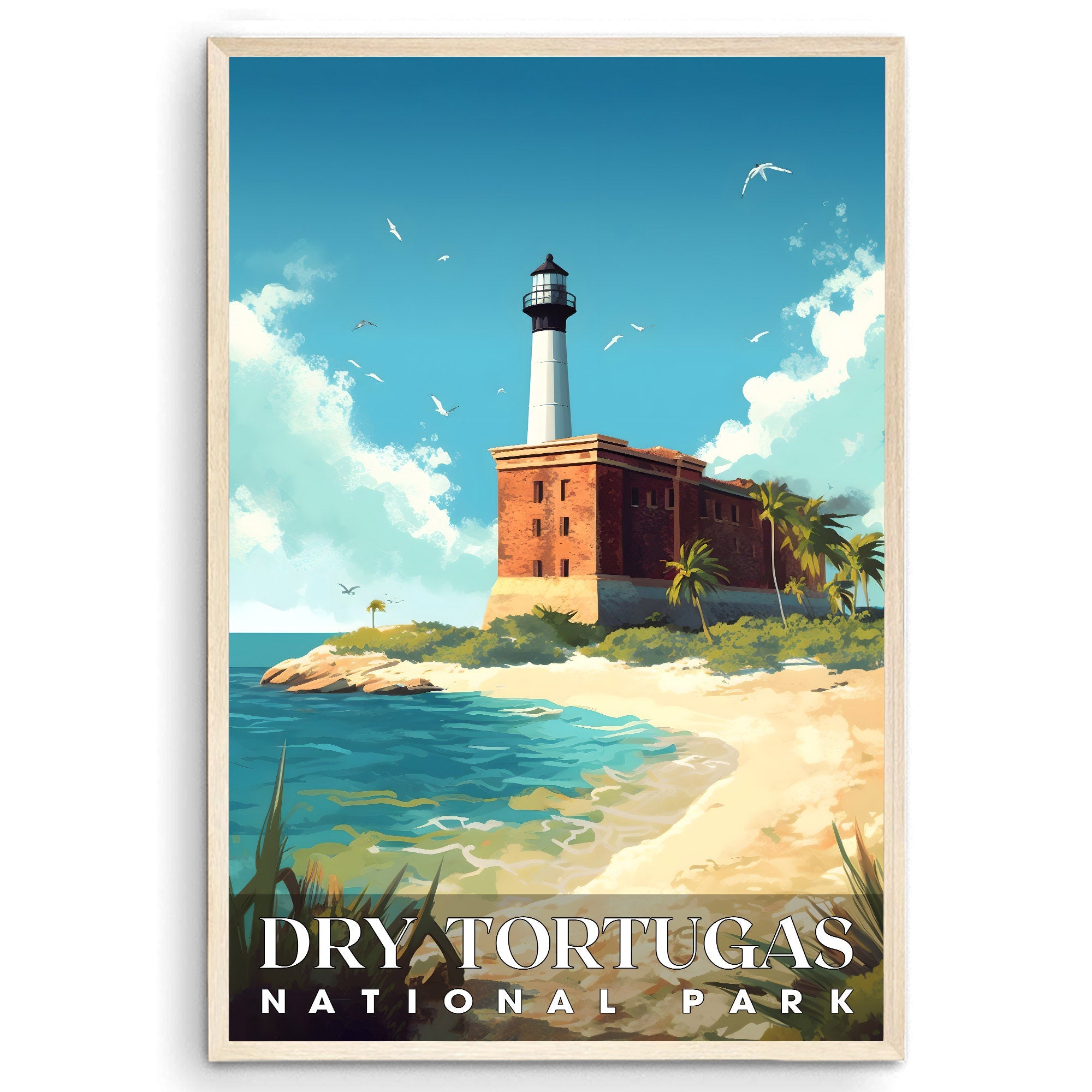 Dry Tortugas National Park, National Parks Wall Poster