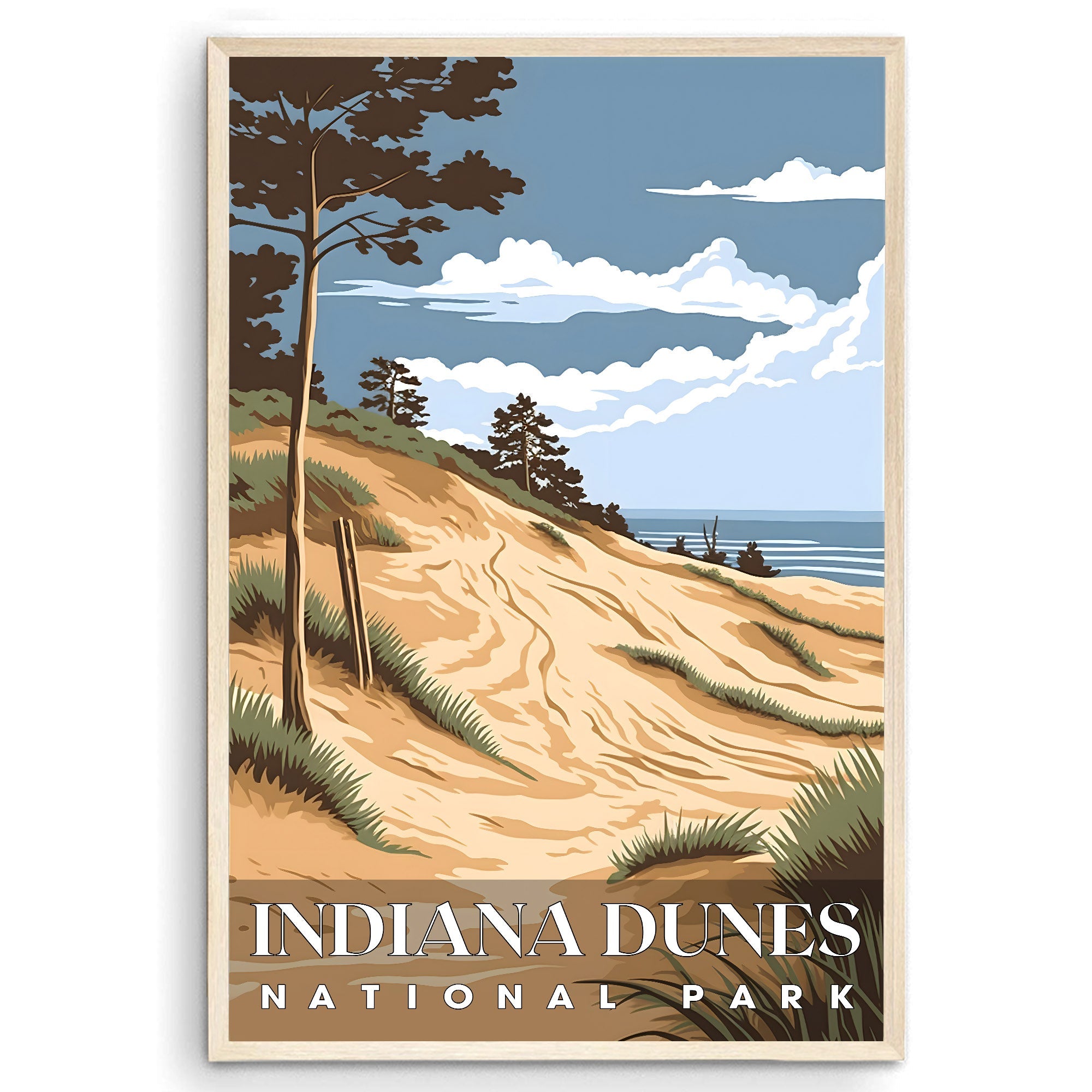 Indiana Dunes National Park, National Parks Wall Poster