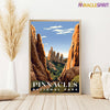 Pinnacles National Park, National Parks Wall Poster