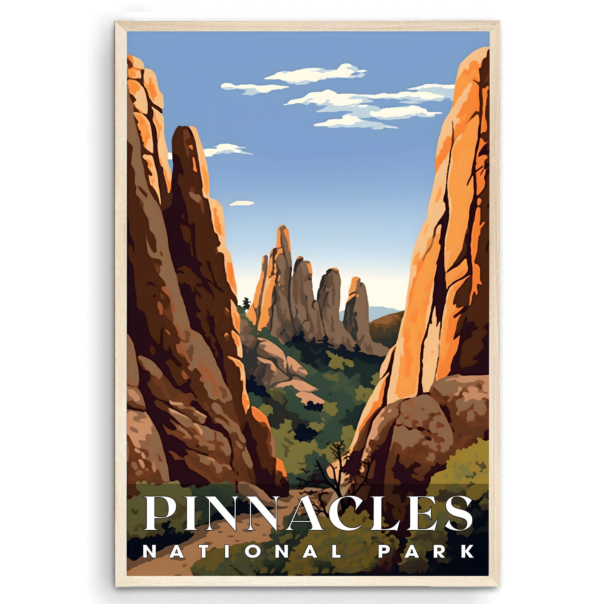 Pinnacles National Park, National Parks Wall Poster