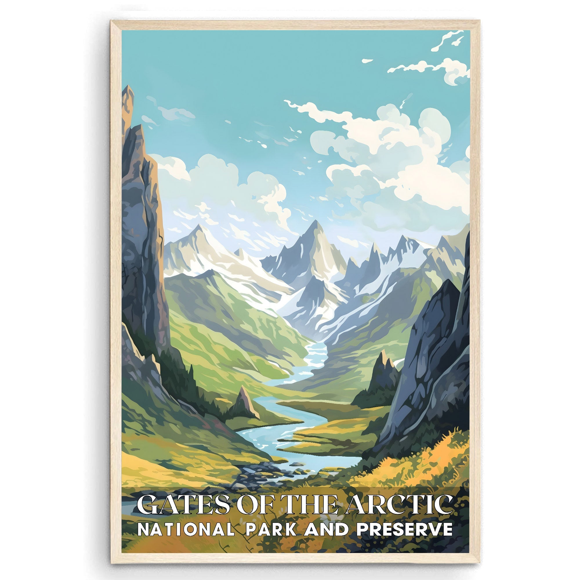 Gates Of The Arctic National Park, National Parks Wall Poster