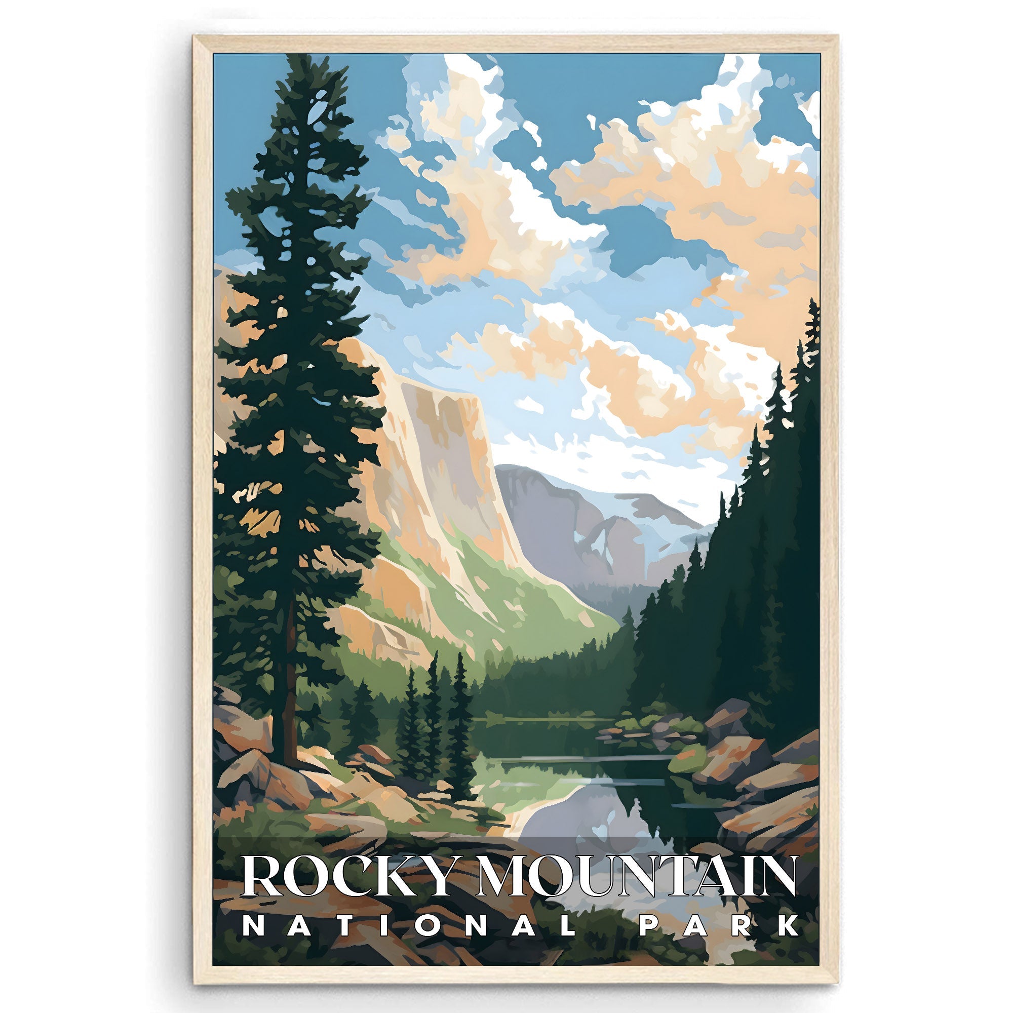 Rocky Mountain National Park, National Parks Wall Poster