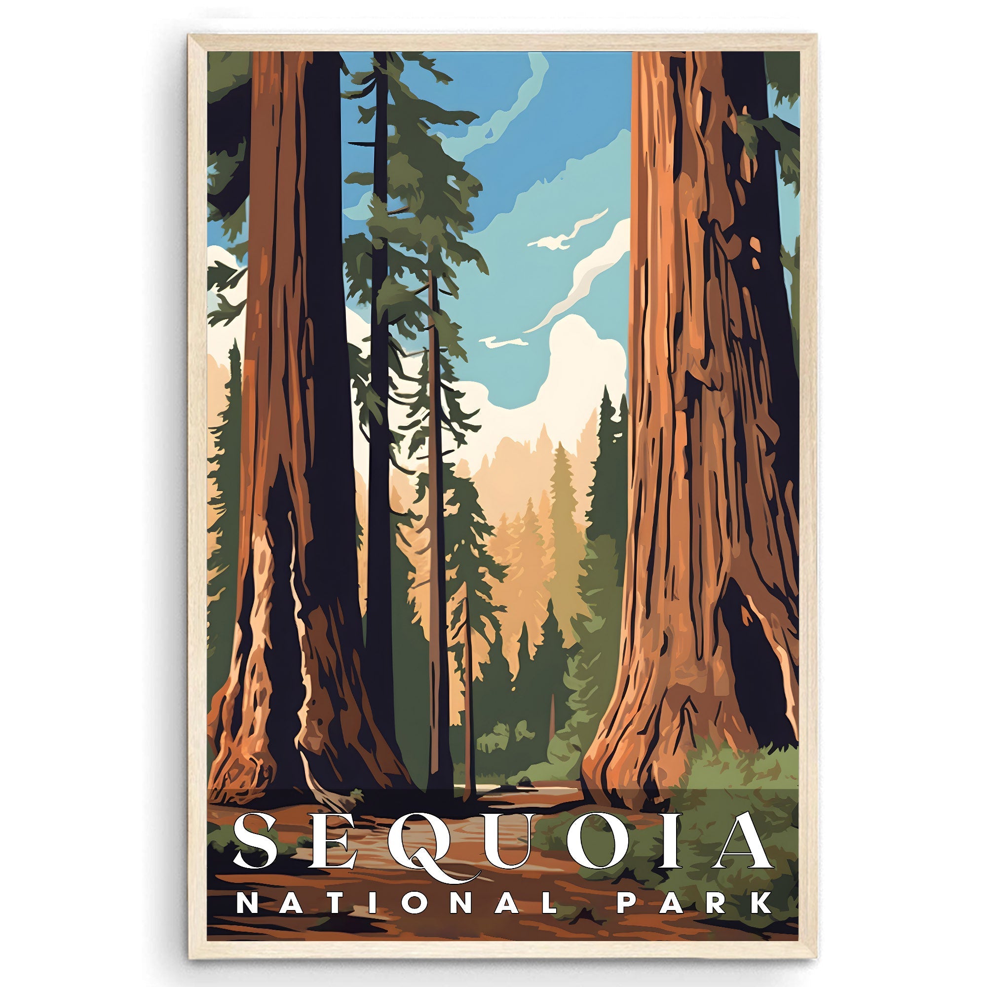 Sequoia National Park, National Parks Wall Poster