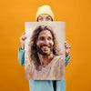 Jesus Portrait, Laughing Christ, Christ&#39;s Smile, Picture of Jesus Laughing