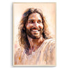 Jesus Portrait, Laughing Christ, Christ&#39;s Smile, Picture of Jesus Laughing