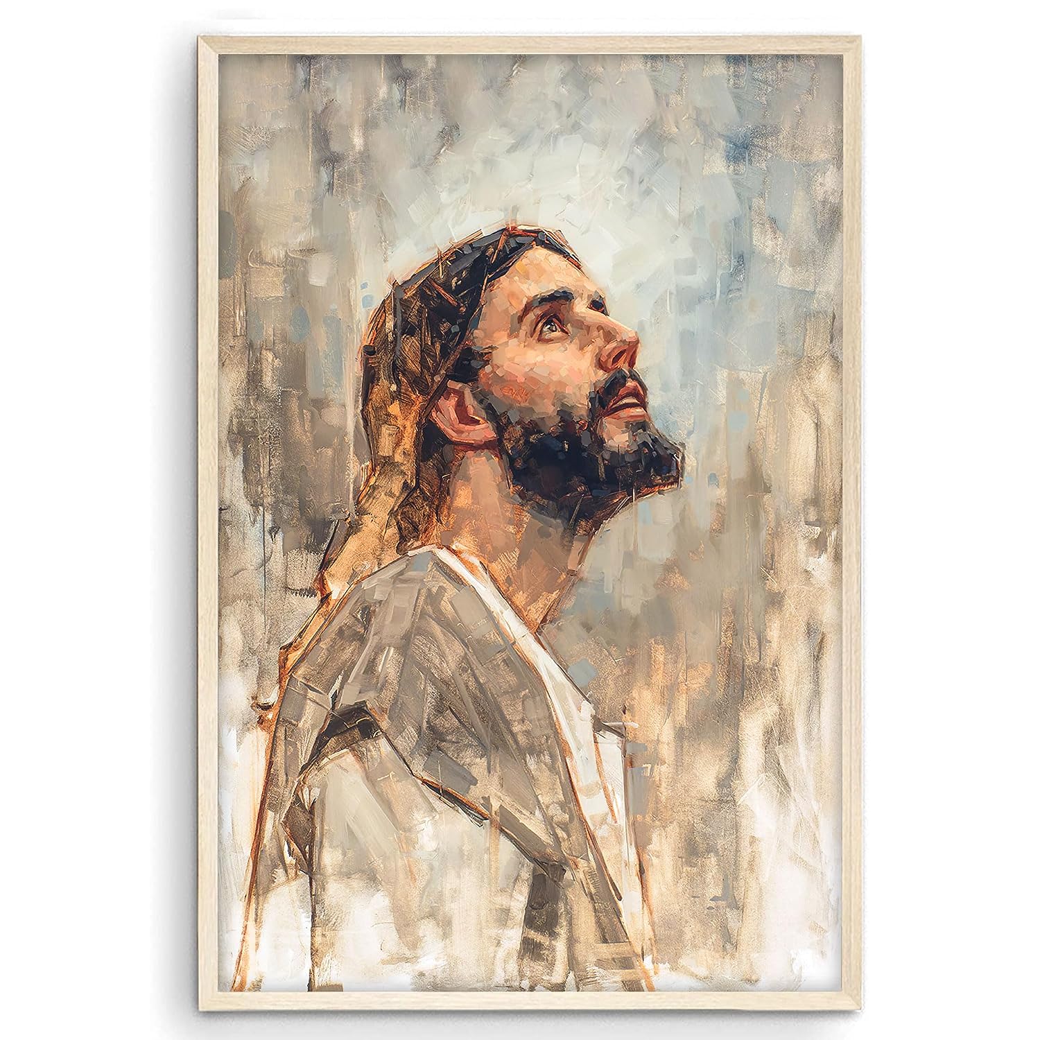 Jesus Wall Art Poster, Jesus Portrait Painting, Jesus Christ Wall Art (4)