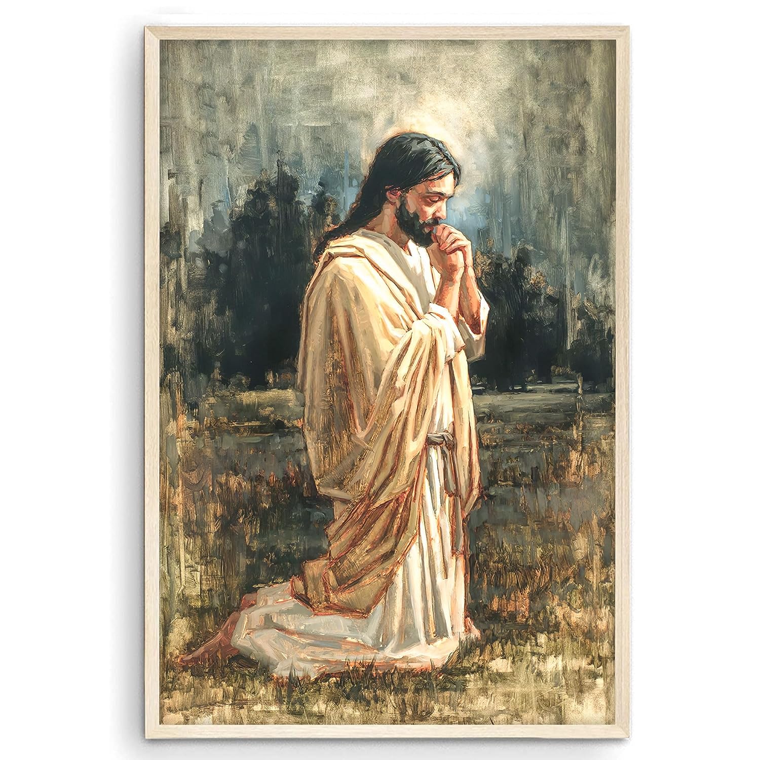 Jesus Wall Art Poster, Jesus Portrait Painting, Jesus Christ Wall Art (7)