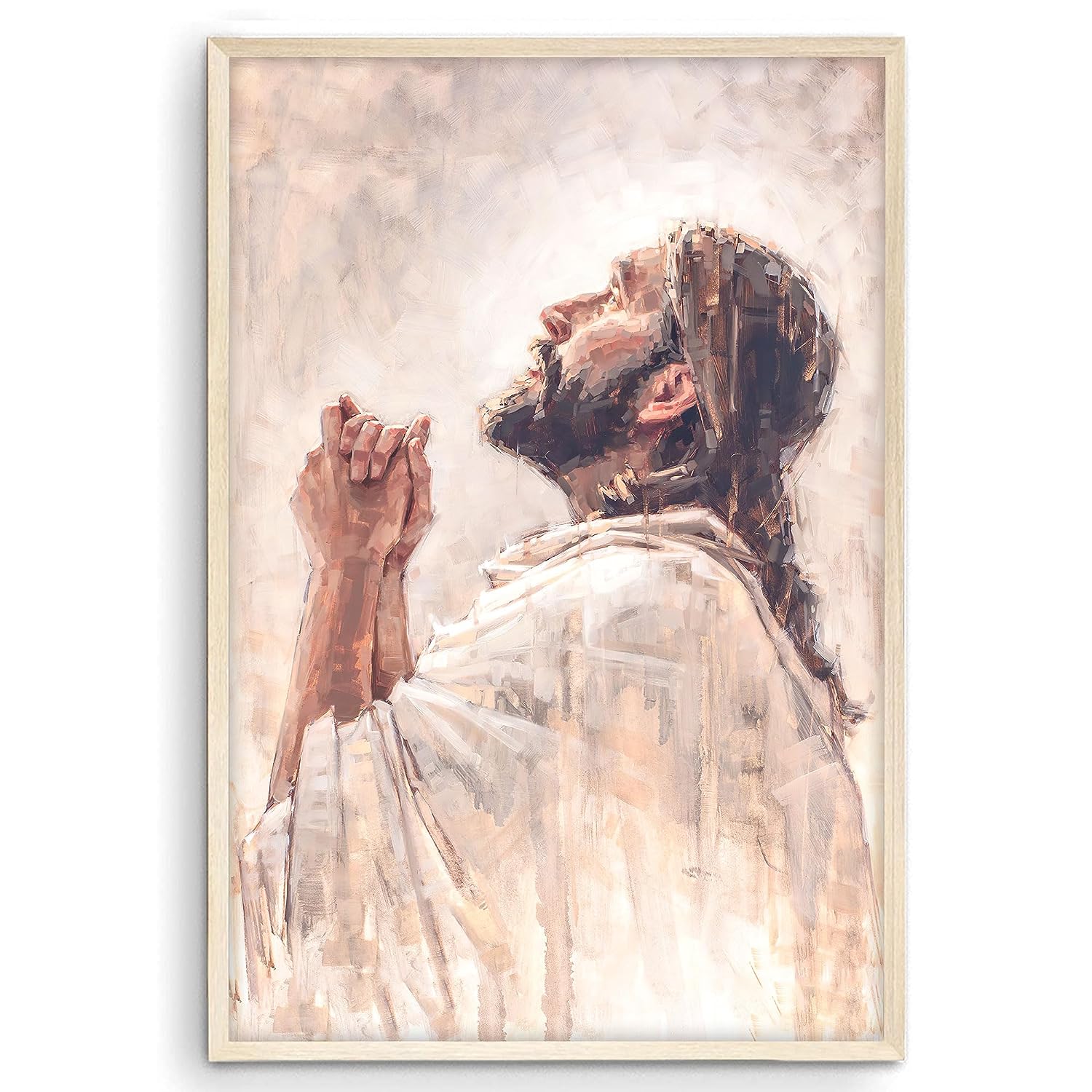 Jesus Wall Art Poster, Jesus Portrait Painting, Jesus Christ Wall Art (2)