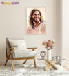 Jesus Portrait, Laughing Christ, Christ&#39;s Smile, Picture of Jesus Laughing