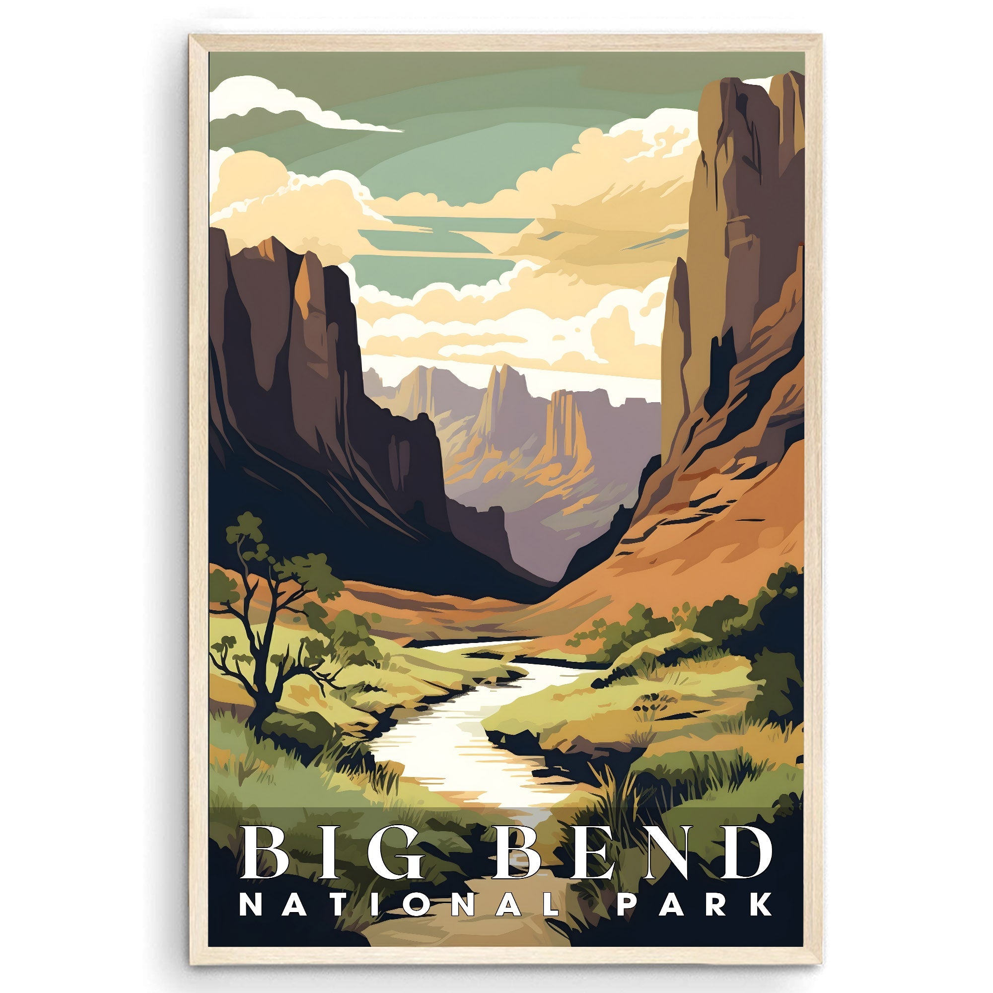 Big Bend National Park, National Parks Wall Poster