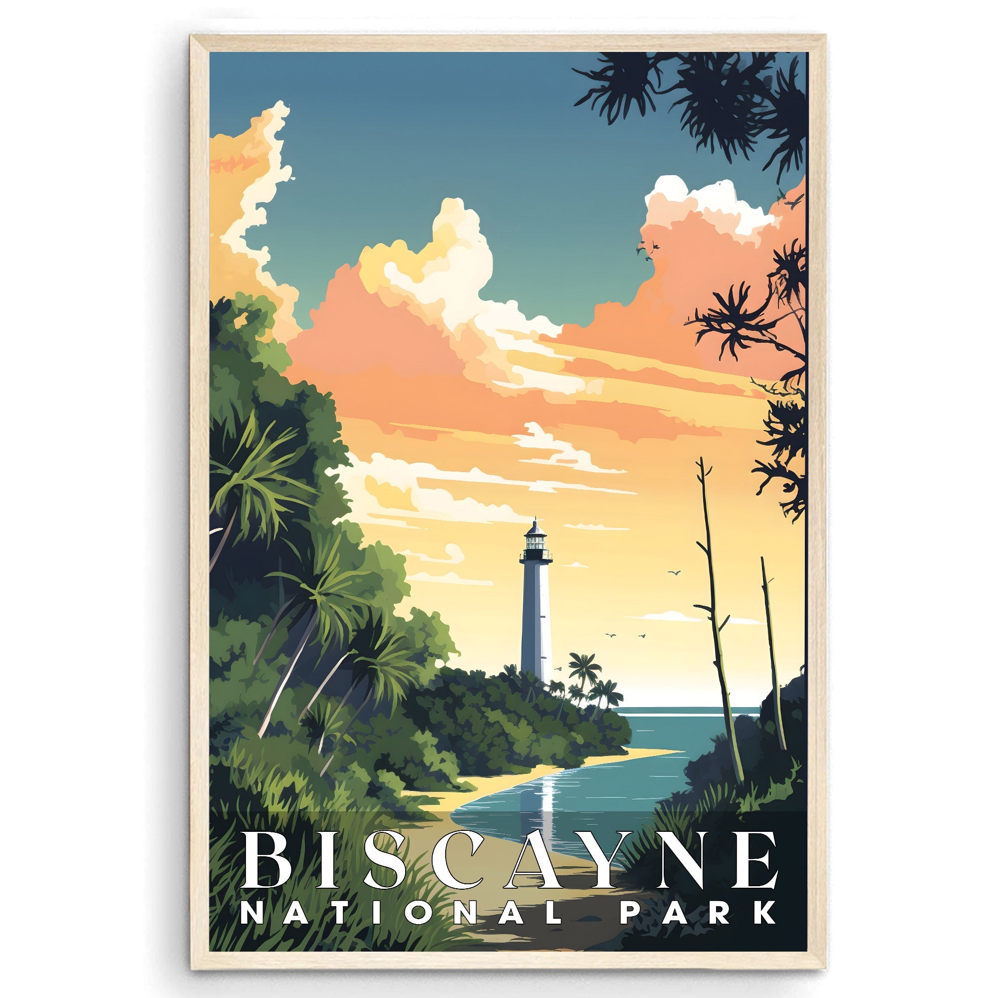 Biscayne National Park, National Parks Wall Poster